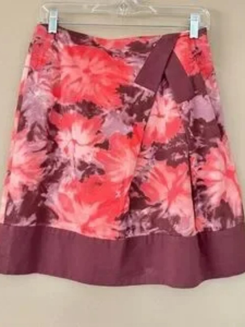 NWT Anthropologie Elevenses Abstract Floral Skirt S